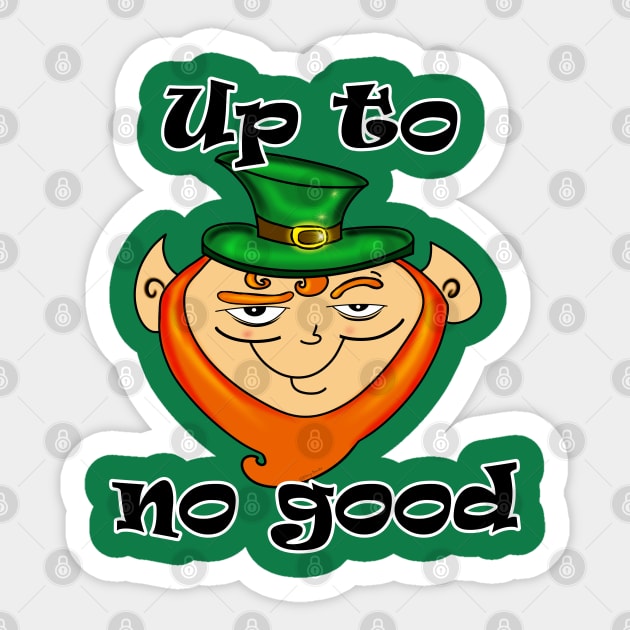 Up To No Good Sticker by DitzyDonutsDesigns